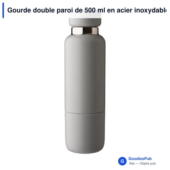 Gourde isotherme personnalisable en acier inoxydable Lieselotteavec logo - Image 12