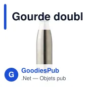 Gourde isotherme personnalisable 500 ml avec logo - Marcelino - Miniature 1