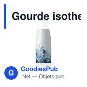 Gourde isotherme personnalisable 500 ml avec logo - Marcelino - Miniature 5