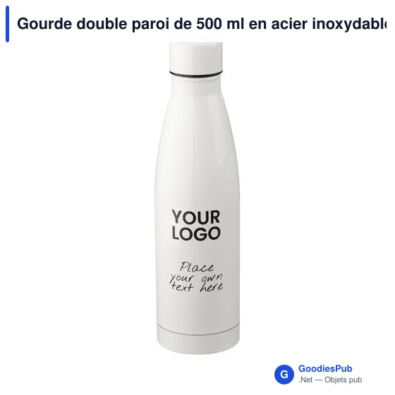 Gourde isotherme personnalisable 500 ml avec logo - Marcelino - Image 6