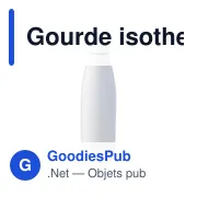 Gourde isotherme personnalisable 500 ml avec logo - Marcelino - Miniature 8