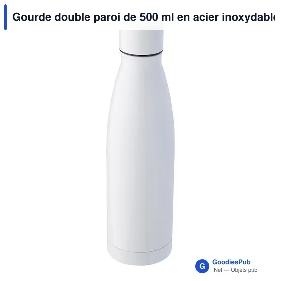 Gourde isotherme personnalisable 500 ml avec logo - Marcelino - Image 8