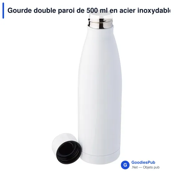 Gourde isotherme personnalisable 500 ml avec logo - Marcelino - Image 9