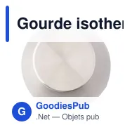 Gourde isotherme personnalisable 500 ml avec logo - Marcelino - Miniature 10