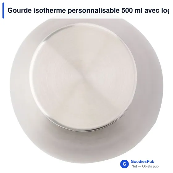 Gourde isotherme personnalisable 500 ml avec logo - Marcelino - Image 10