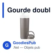 Gourde isotherme personnalisable 500 ml avec logo - Omari - Miniature 2
