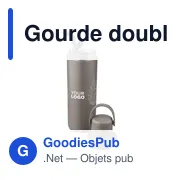 Gourde isotherme personnalisable 500 ml avec logo - Omari - Miniature 3