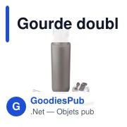Gourde isotherme personnalisable 500 ml avec logo - Omari - Miniature 4