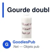 Gourde double paroi de 500 ml en acier inoxydable recyclé Isaih - Miniature 8