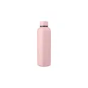 Variante rose pastel - Gourde double paroi de 500 ml en acier inoxydable recyclé Isaih