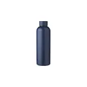 Variante bleu marine - Gourde double paroi de 500 ml en acier inoxydable recyclé Isaih