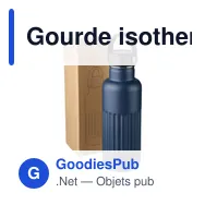 Gourde isotherme personnalisable 500 ml en acier inoxydable recyclé Lioravec logo - Miniature 11