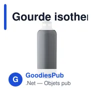 Gourde isotherme personnalisable en acier inoxydable recyclé - Lysandraavec logo - Miniature 11