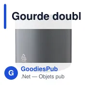Gourde isotherme personnalisable en acier inoxydable recyclé - Lysandraavec logo - Miniature 7