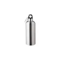 Variante argenté - Gourde isotherme personnalisable en acier inoxydable recyclé - Lysandraavec logo