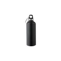 Variante noir - Gourde isotherme personnalisable en acier inoxydable recyclé - Lysandraavec logo