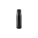 Variante noir - Gourde double paroi de 500 ml en acier inoxydable recyclé Solene