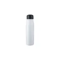 Variante blanc - Gourde double paroi de 500 ml en acier inoxydable recyclé Solene