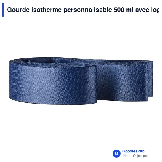 Gourde isotherme personnalisable 500 ml avec logo - Zev - Image 5
