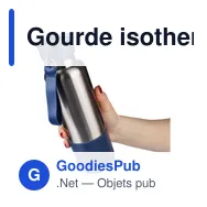 Gourde isotherme personnalisable 500 ml avec logo - Zev - Miniature 7