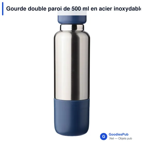 Gourde isotherme personnalisable 500 ml avec logo - Zev - Image 9