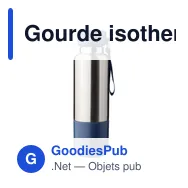 Gourde isotherme personnalisable 500 ml avec logo - Zev - Miniature 10