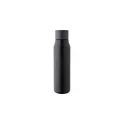 Variante noir - Gourde double paroi de 600 ml en acier inoxydable recyclé Cassian