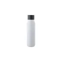 Variante blanc - Gourde double paroi de 600 ml en acier inoxydable recyclé Cassian