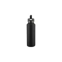 Variante noir - Gourde double paroi de 600 ml en acier inoxydable recyclé Mace