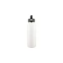 Variante blanc - Gourde double paroi de 600 ml en acier inoxydable recyclé Mace