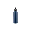 Variante bleu - Gourde double paroi de 600 ml en acier inoxydable recyclé Mace