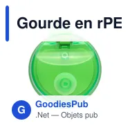Gourde en rPET touché gomme de 1 000 ml Brinley - Miniature 9