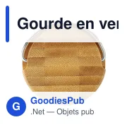 Gourde en verre personnalisable 500 ml avec logo - Clarence - Miniature 4