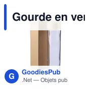 Gourde en verre personnalisable 500 ml avec logo - Clarence - Miniature 6