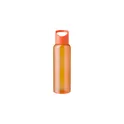 Variante orange - Gourde étanche de 650 ml en plastique recyclé Rita
