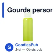 Gourde personnalisable en plastique 650 ml avec logo - Rita - Miniature 2