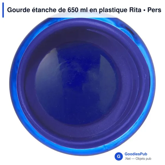 Gourde personnalisable en plastique 650 ml avec logo - Rita - Image 7