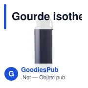 Gourde isotherme personnalisable 1 000 ml avec logo - Nathaniel - Miniature 3