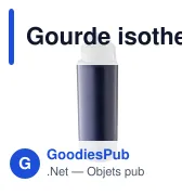 Gourde isotherme personnalisable 1 000 ml avec logo - Nathaniel - Miniature 4