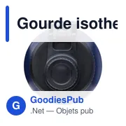Gourde isotherme personnalisable 1 000 ml avec logo - Nathaniel - Miniature 5