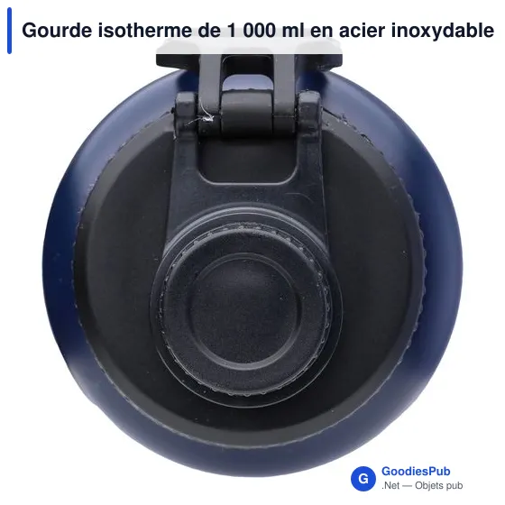 Gourde isotherme personnalisable 1 000 ml avec logo - Nathaniel - Image 5