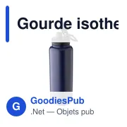 Gourde isotherme personnalisable 1 000 ml avec logo - Nathaniel - Miniature 6