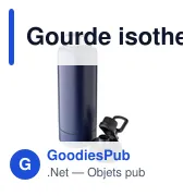 Gourde isotherme personnalisable 1 000 ml avec logo - Nathaniel - Miniature 7