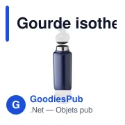 Gourde isotherme personnalisable 1 000 ml avec logo - Nathaniel - Miniature 8