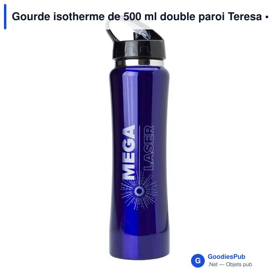 Gourde isotherme personnalisable 500 ml avec logo - Teresa - Image 2
