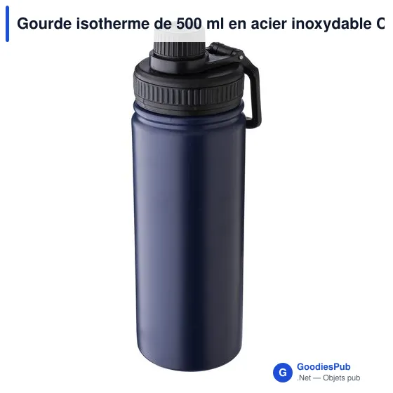 Gourde isotherme personnalisable 500 ml avec logo - Chad - Image 11