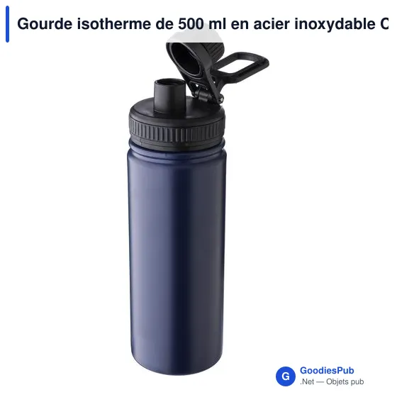 Gourde isotherme personnalisable 500 ml avec logo - Chad - Image 12