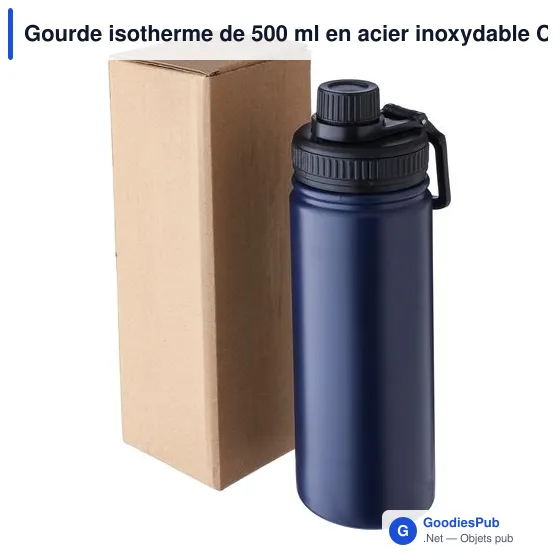 Gourde isotherme personnalisable 500 ml avec logo - Chad - Image 6