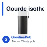 Gourde isotherme personnalisable 500 ml avec logo - Chad - Miniature 8