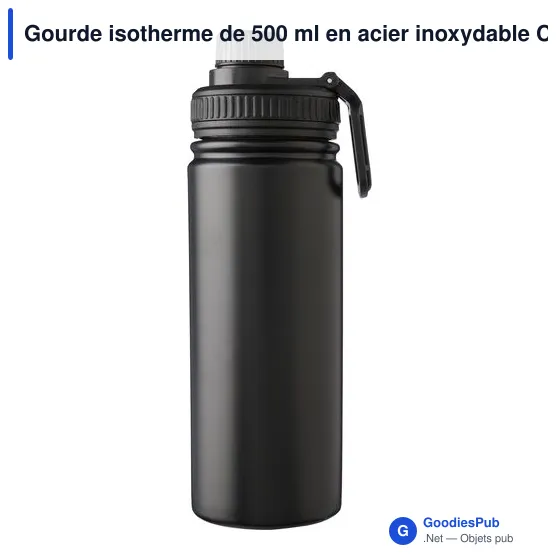 Gourde isotherme personnalisable 500 ml avec logo - Chad - Image 8